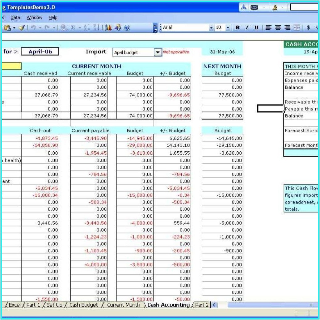 Small Business Bookkeeping Templates Canada