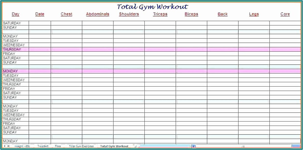 Staff Training Schedule Template Excel