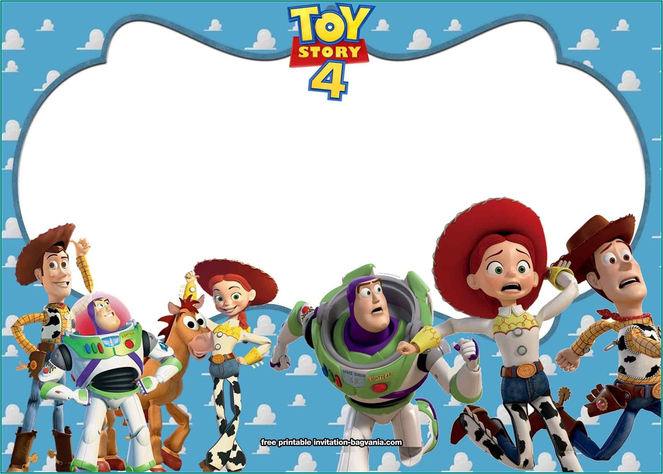 Toy Story Invitation Template Free Download