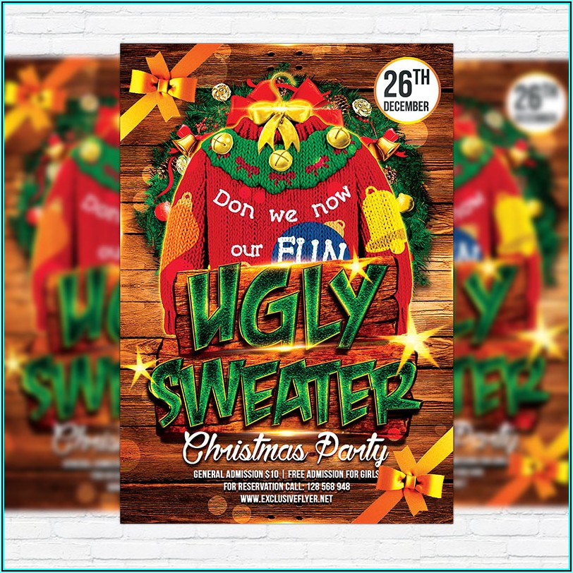 Ugly Sweater Party Template