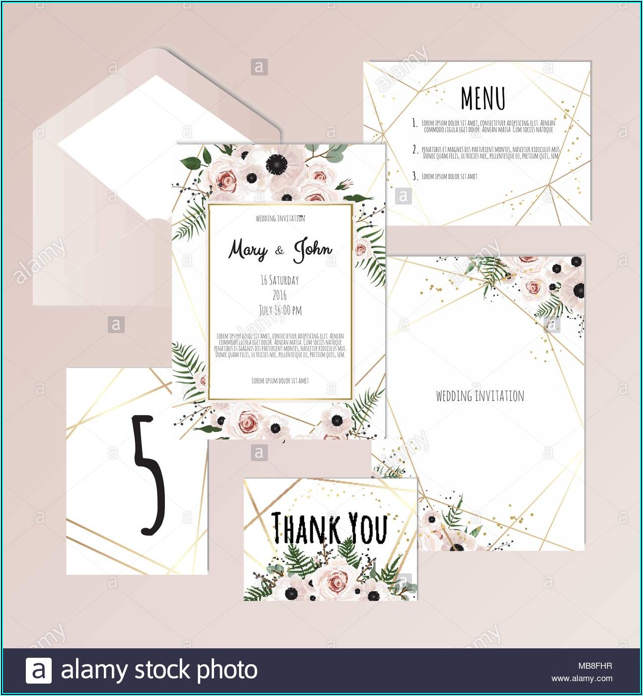 Wedding Envelope Label Templates