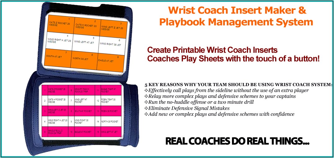 Wrist Coach Template Excel