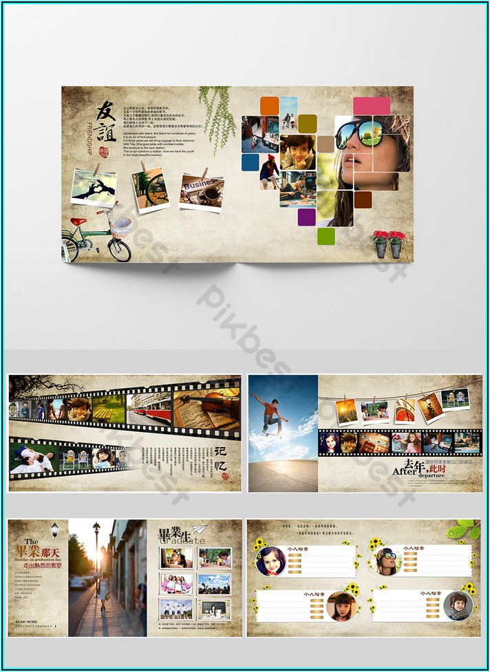 Yearbook Psd Template Free Download