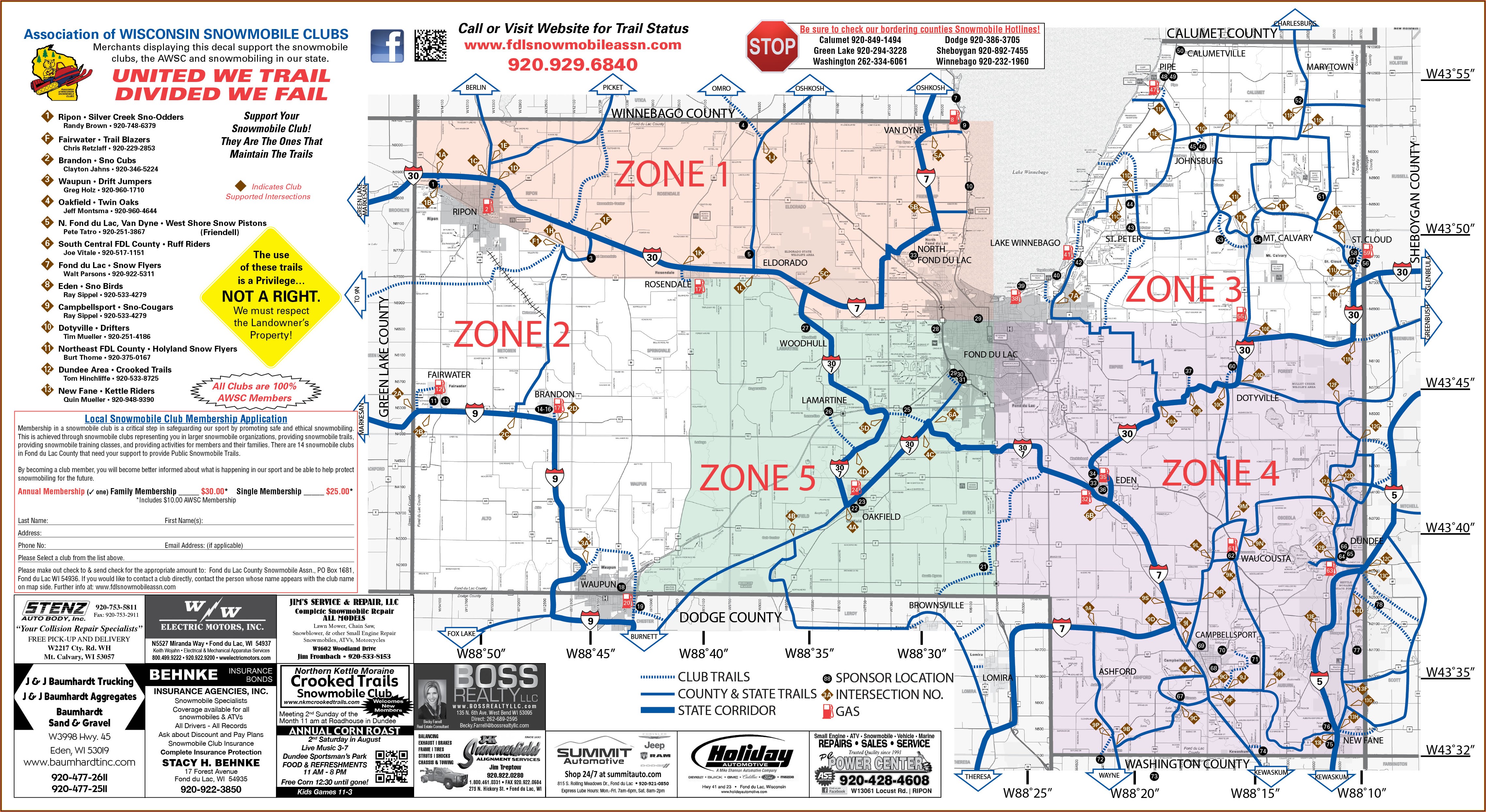 Cable Wi Snowmobile Trail Map