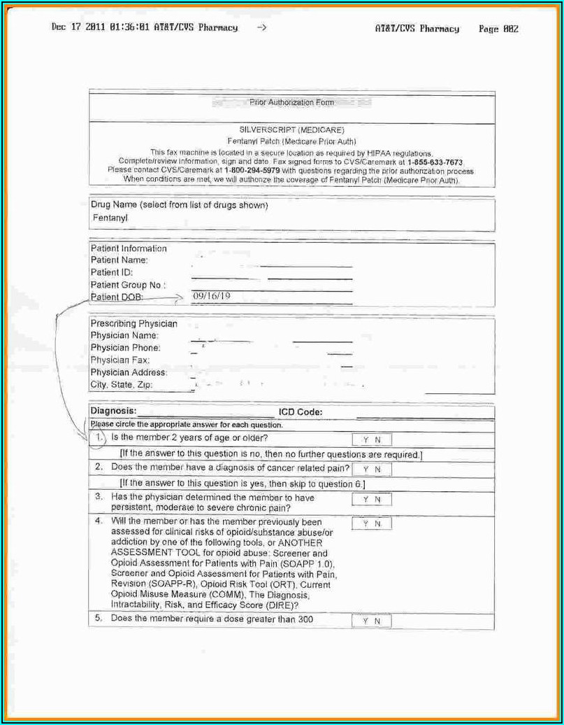Catamaran Medicare Part D Medication Prior Authorization Form