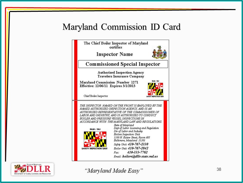 Csd 1 Boiler Inspection Form Maryland