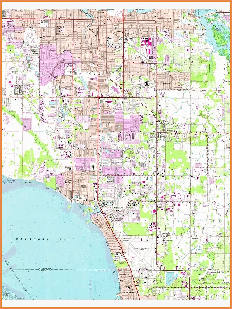 Florida Map Bradenton