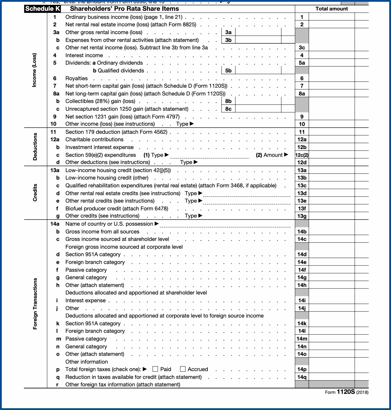 Form 1120s Instructions 2014