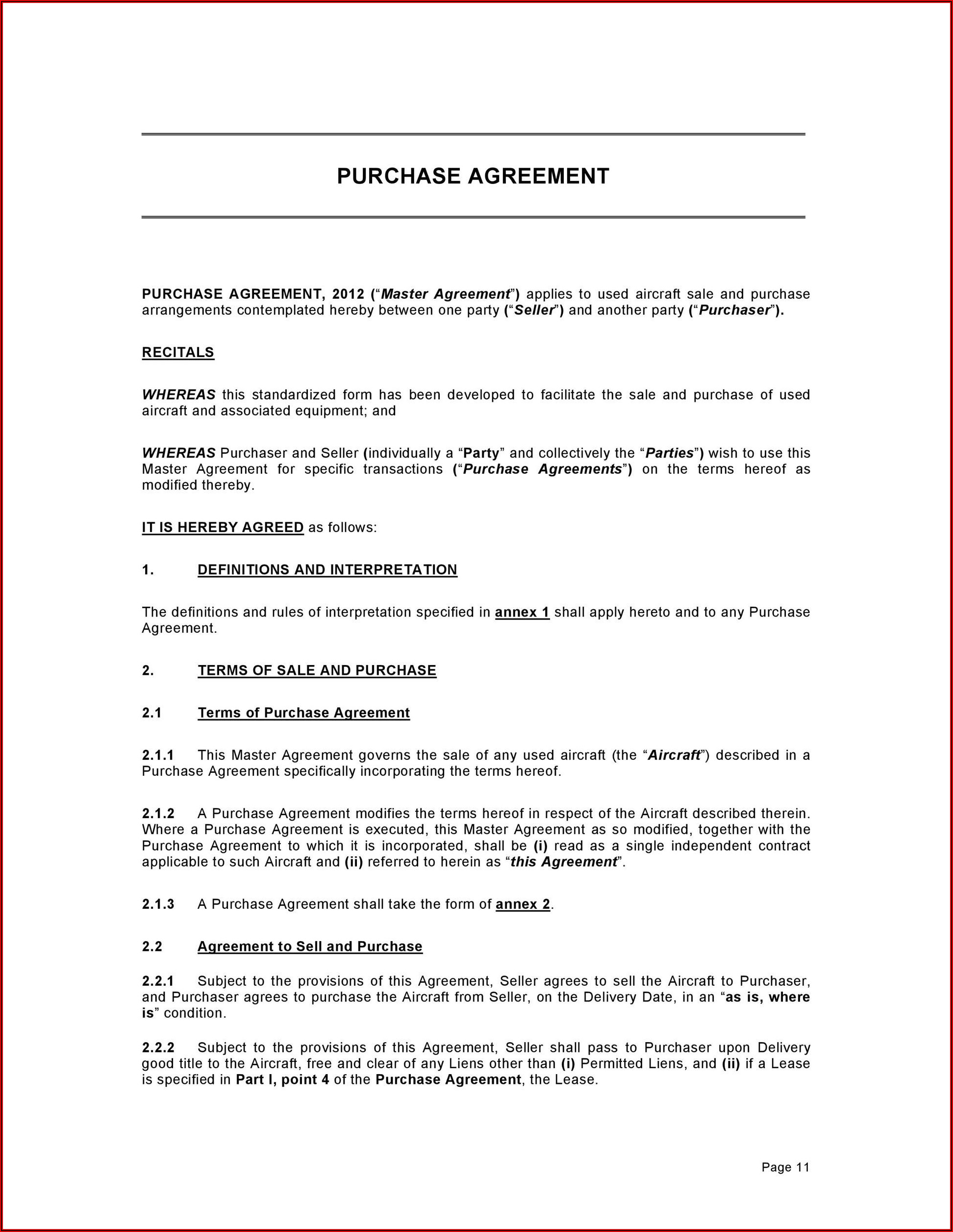 Free Business Sale And Purchase Agreement Template Nz