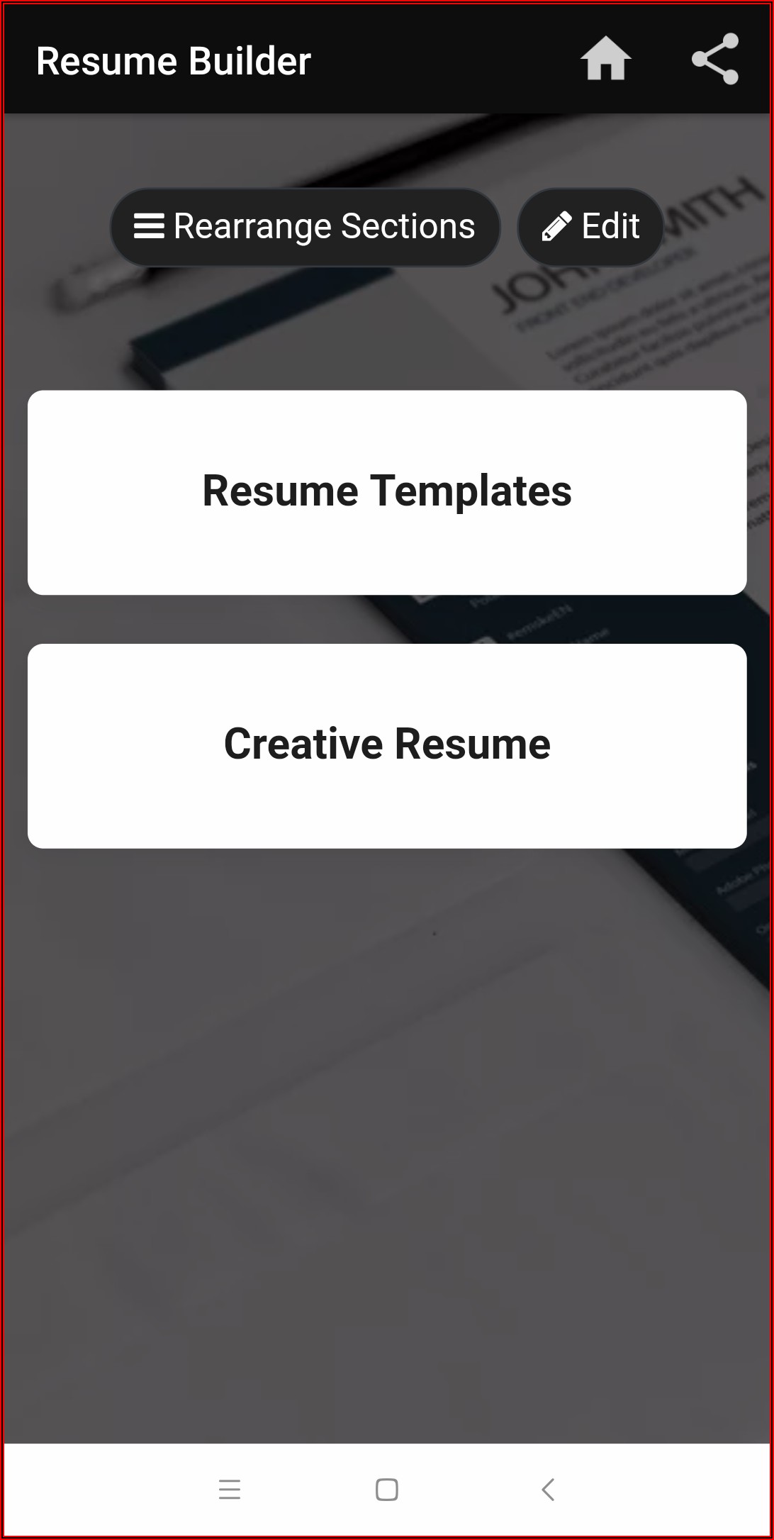 Free Resume Builder Cv Maker Templates Formats App