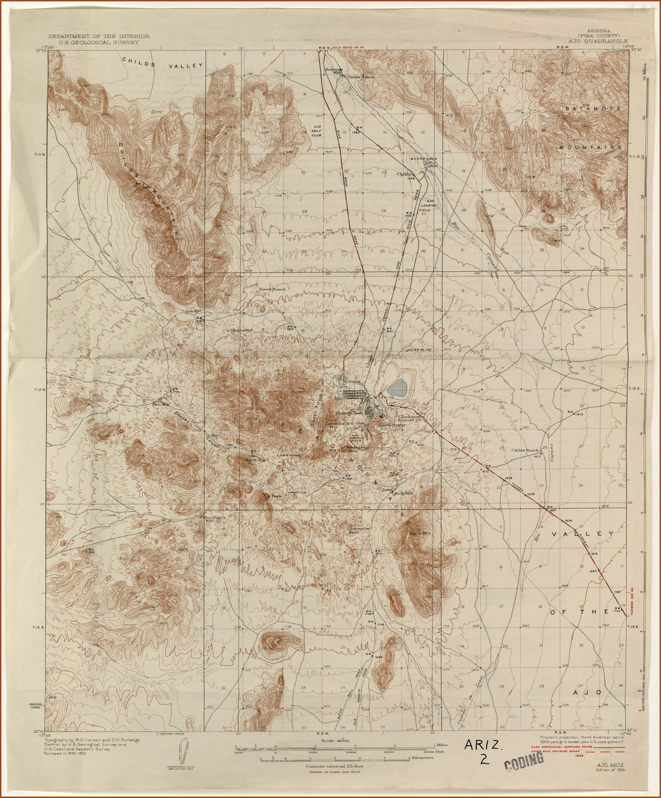 Historic Topographic Maps Arizona