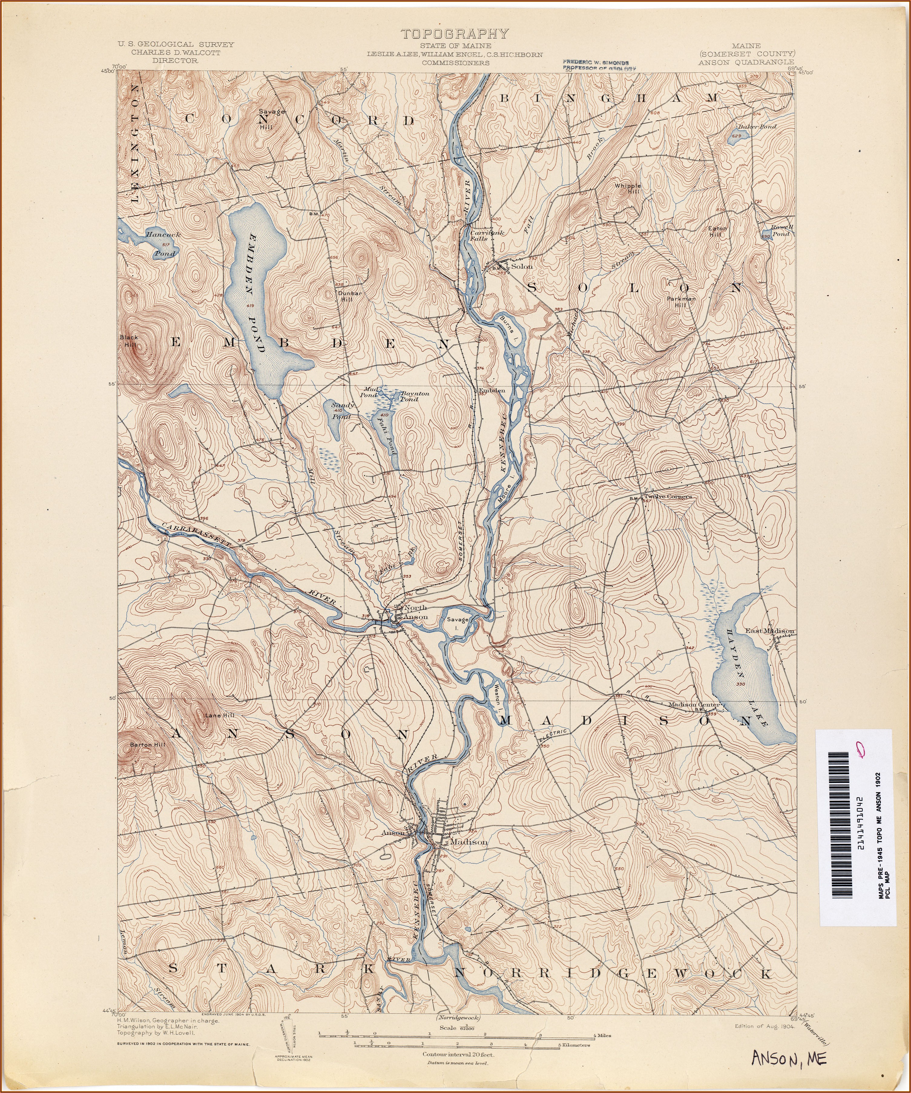 Historical Topo Maps Maine
