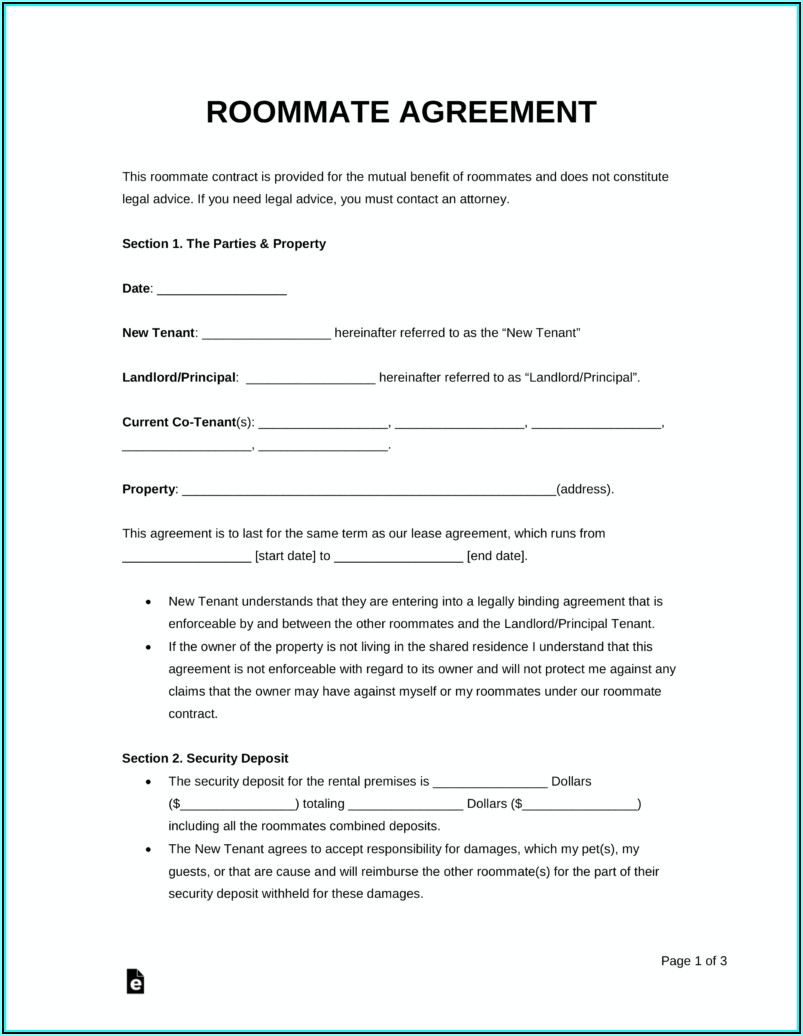 House Rental Agreement Template Word