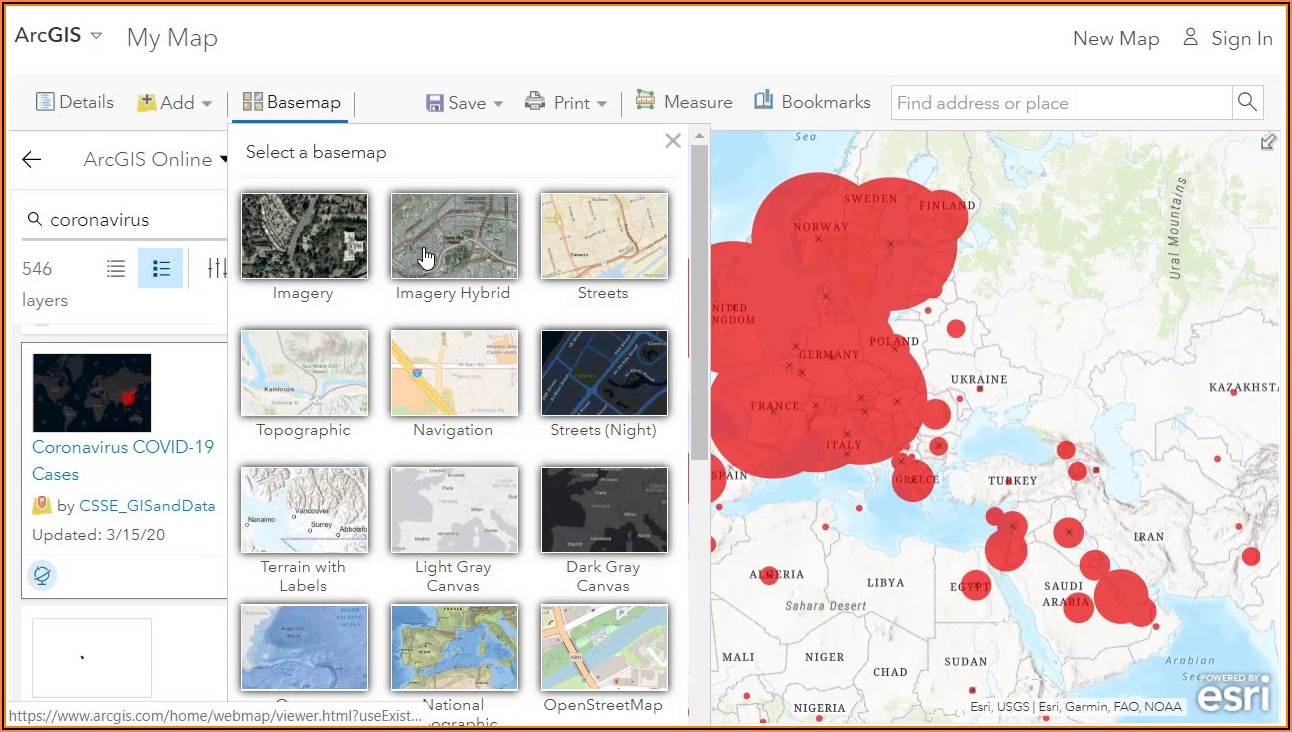 Interactive Mapping Tools