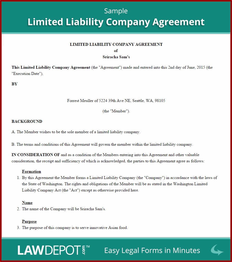 Limited Partnership Agreement Template Free