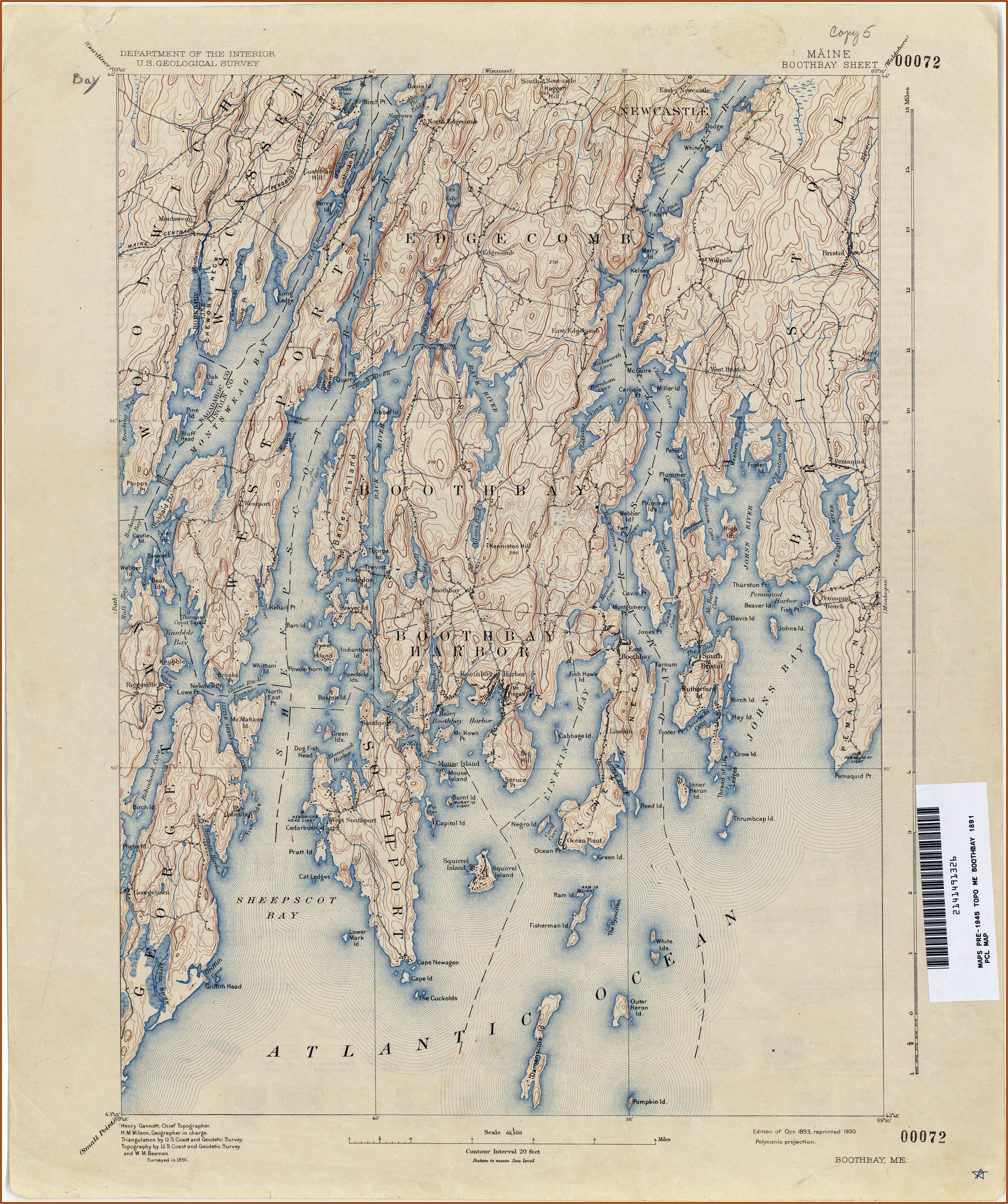 Maine Topographic Maps