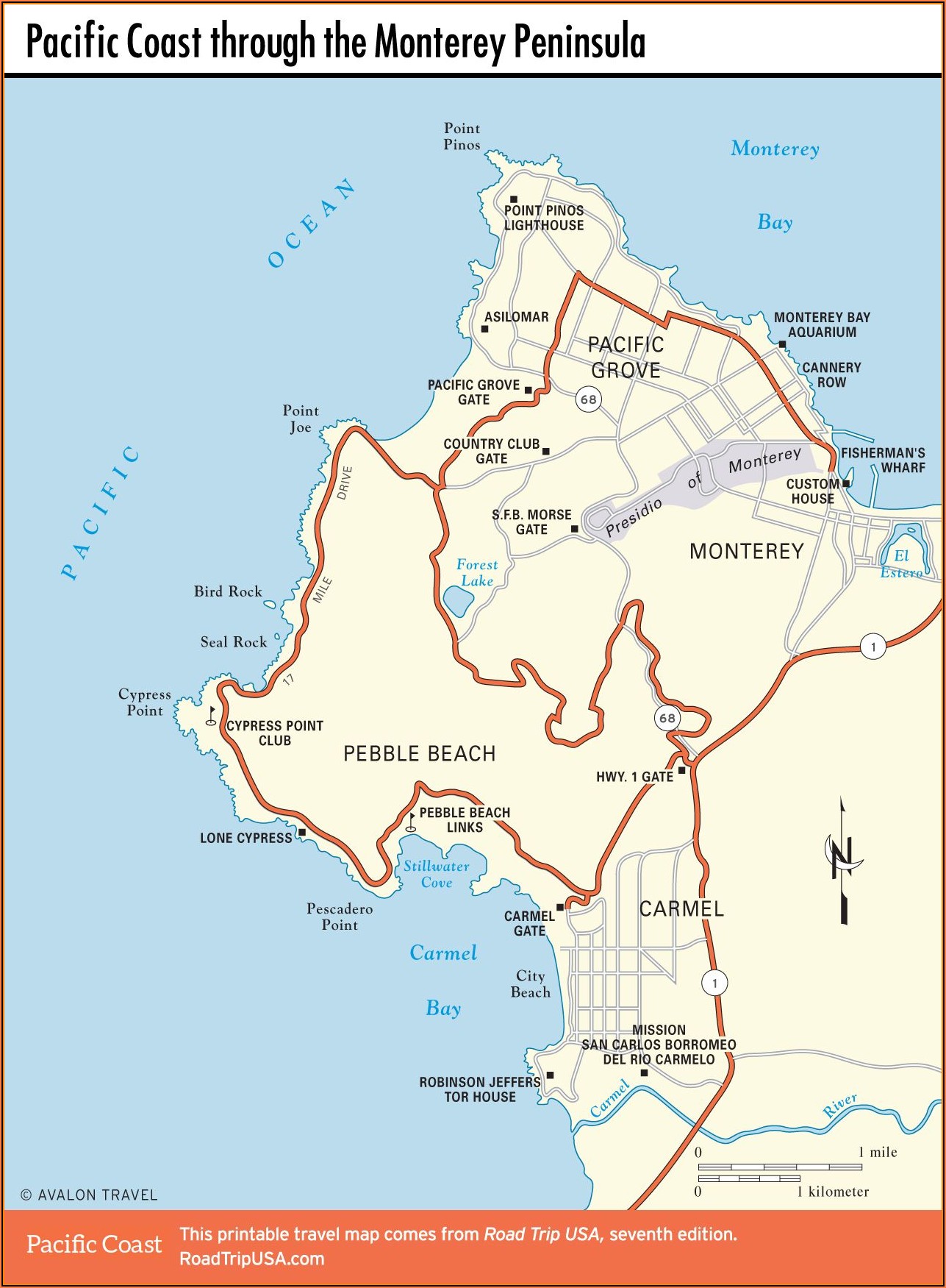 Map Of Hotels Near Monterey Bay Aquarium