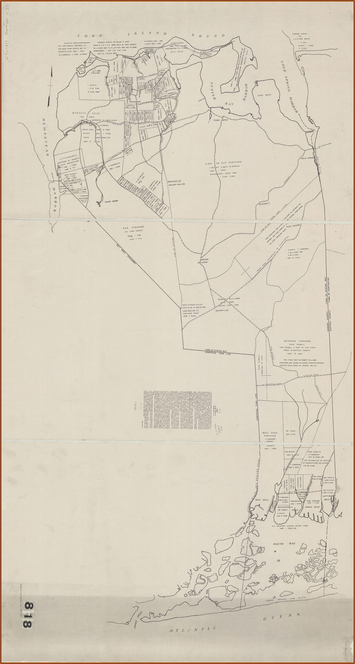 Map Town Of Oyster Bay Ny