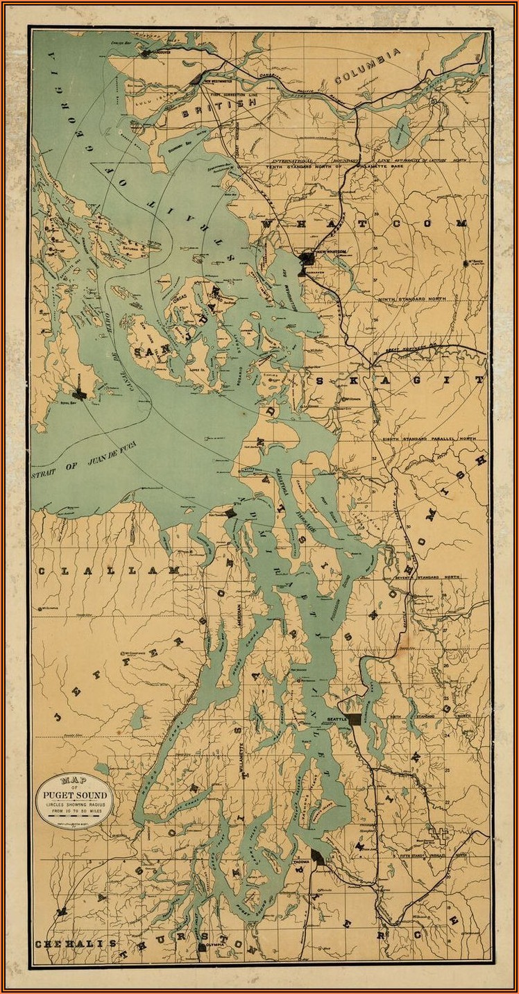 Maps Of Puget Sound