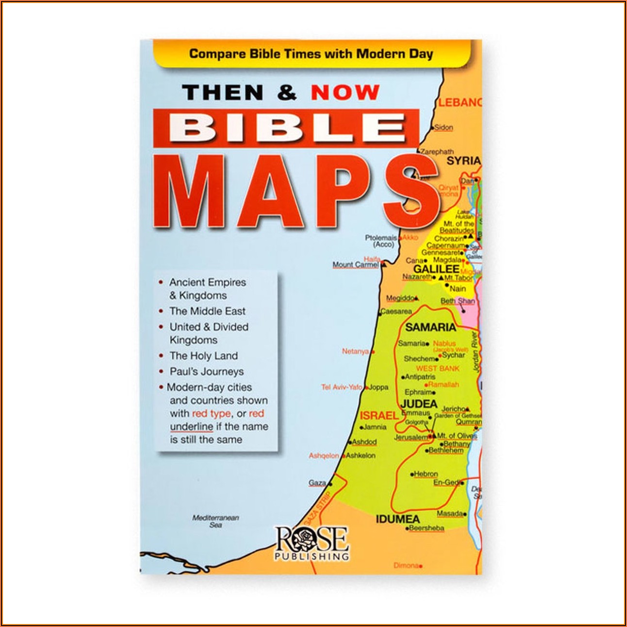 Maps Of The Bible Then And Now