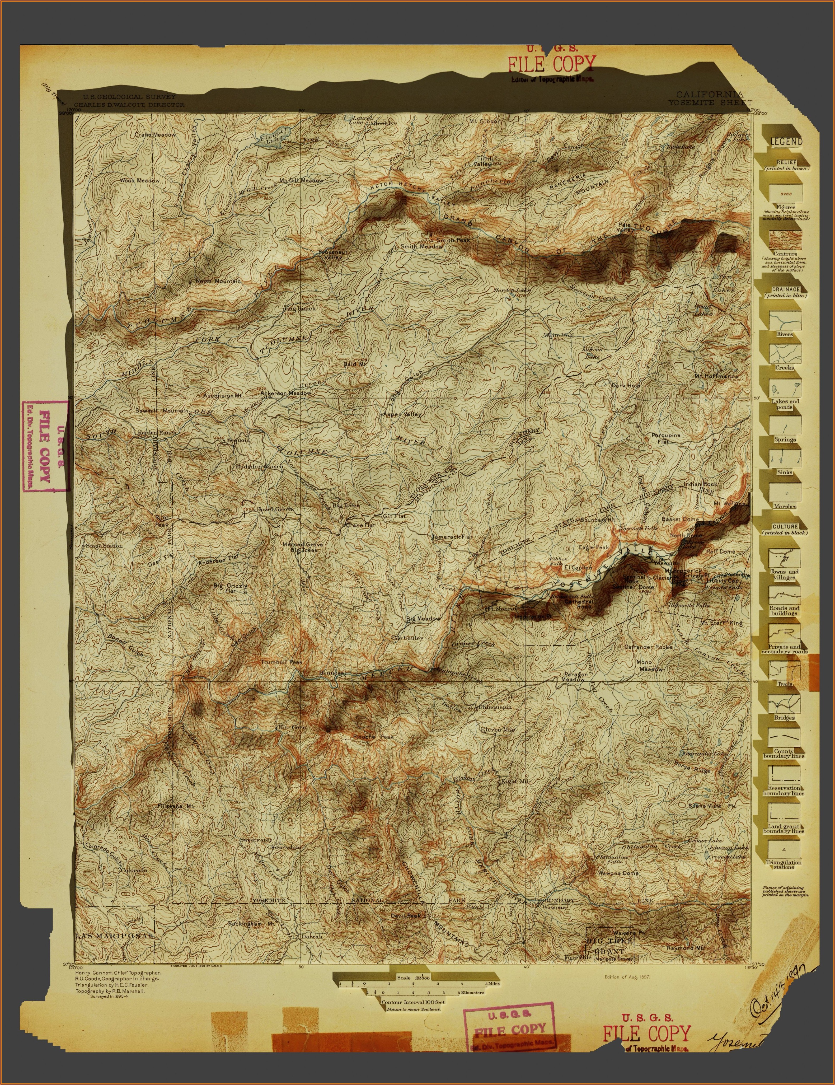 Maps Of Yosemite National Park
