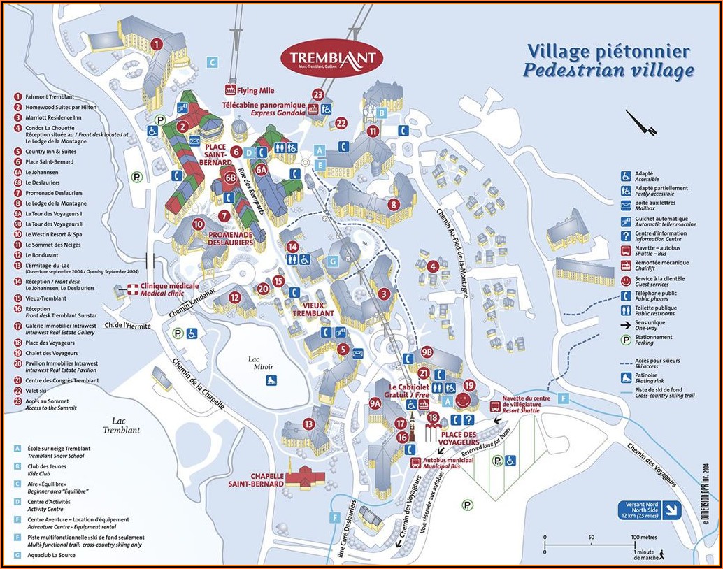 Mont Tremblant Hotel Map