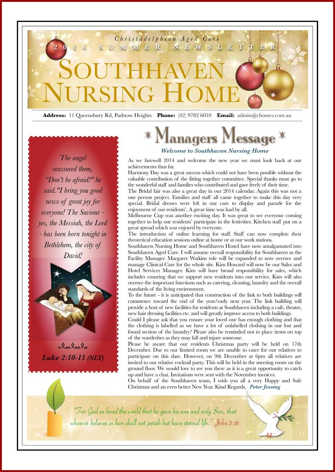 Nursing Home Newsletter Template Template 1 Resume Examples WjYDkbG9KB