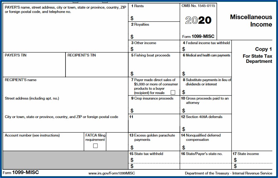 Order Tax Form 1099 Misc