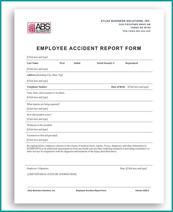 Sample Hr Forms Templates