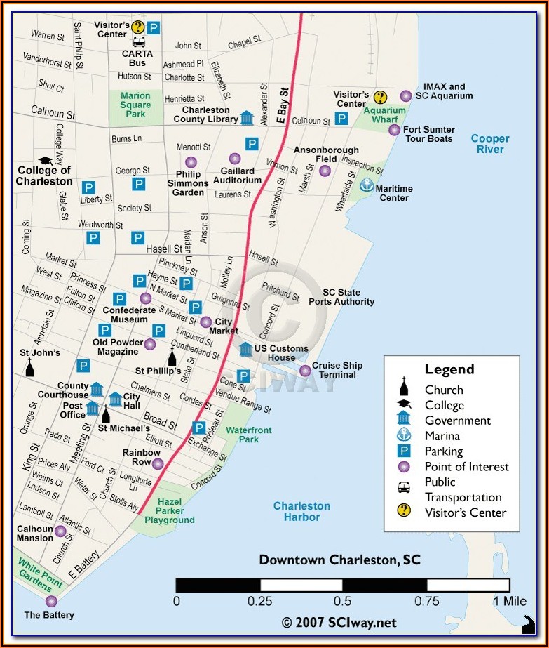 Tampa Downtown Hotels Map