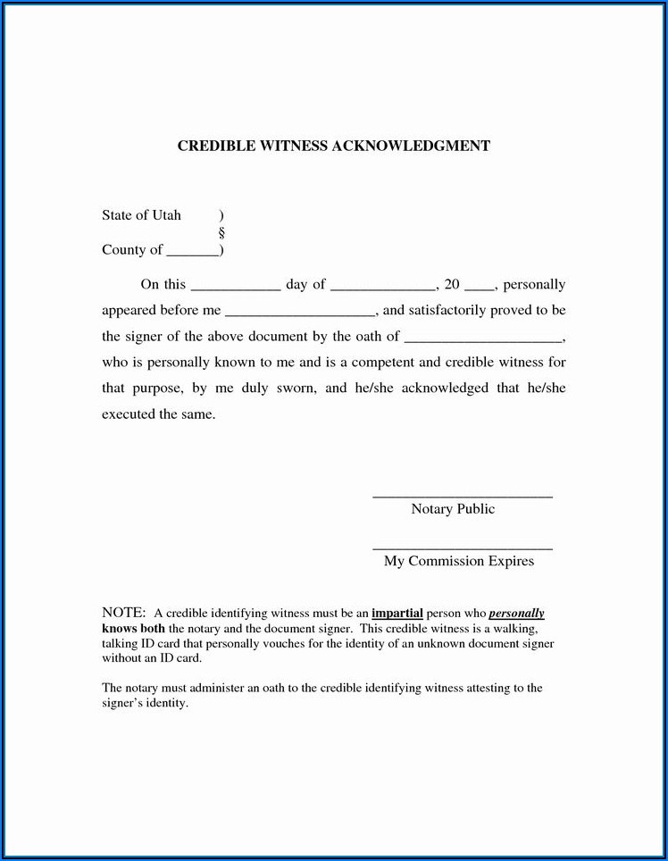 Texas Notary Public Sample Forms
