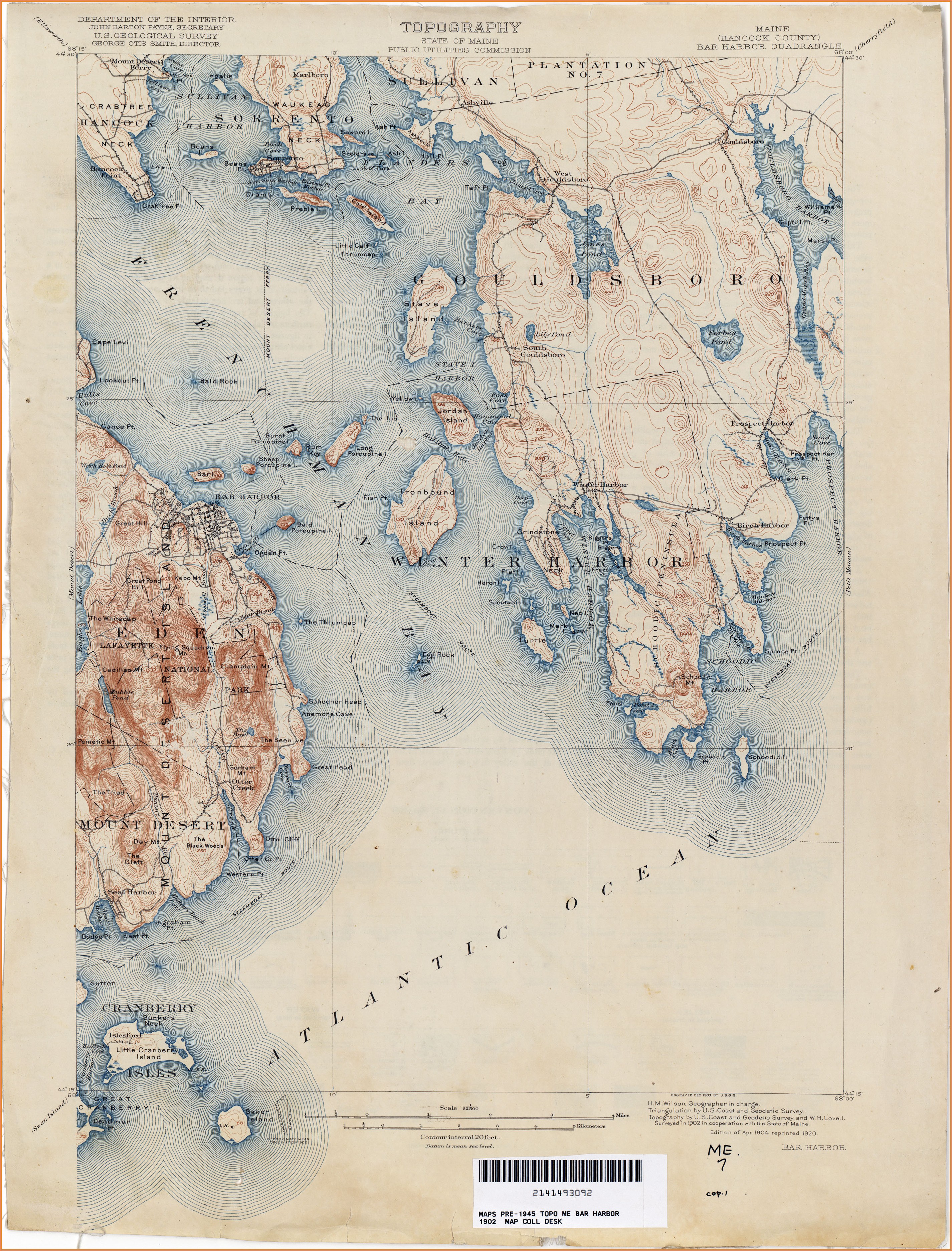 Topographic Maps Maine
