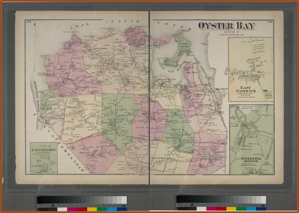 Township Of Oyster Bay Ny Map