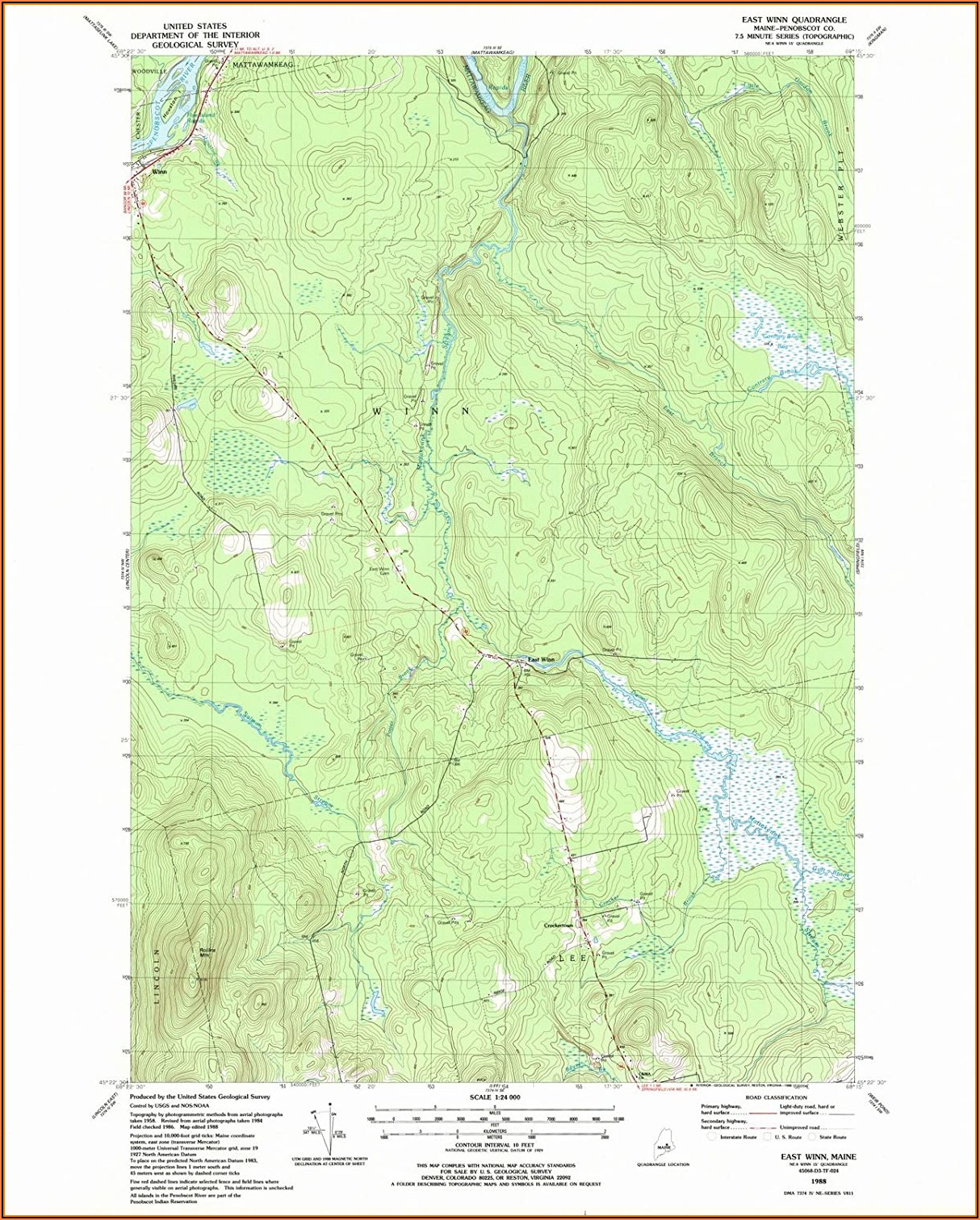 Usgs Topographic Maps Maine