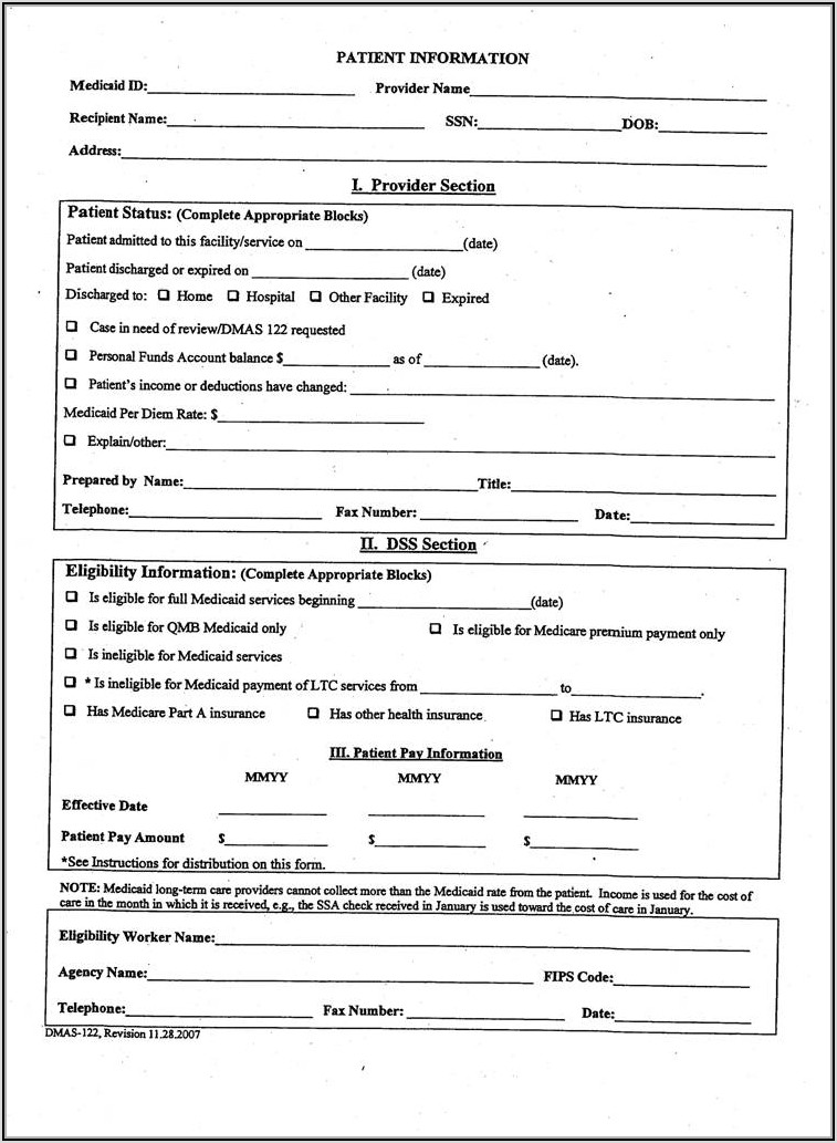 Virginia Medicaid Pre Authorization Form