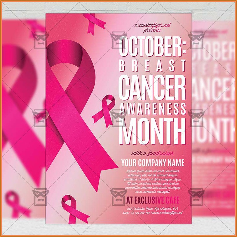 Breast Cancer Fundraiser Invitation Templates