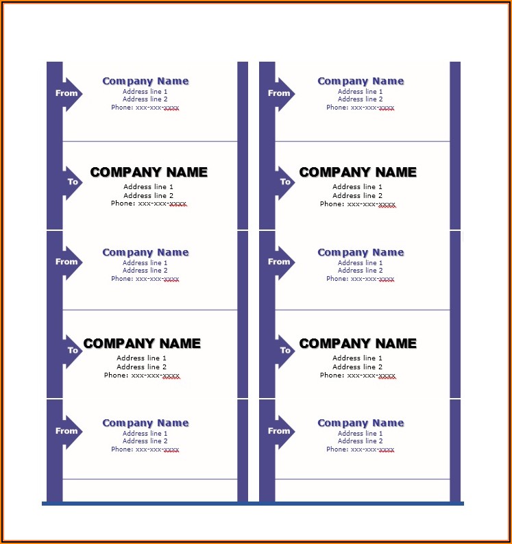 Mailing Label Templates
