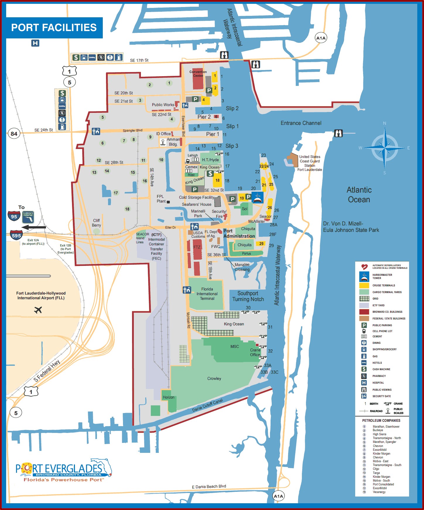Map Of Hotels Near Fort Lauderdale Cruise Port