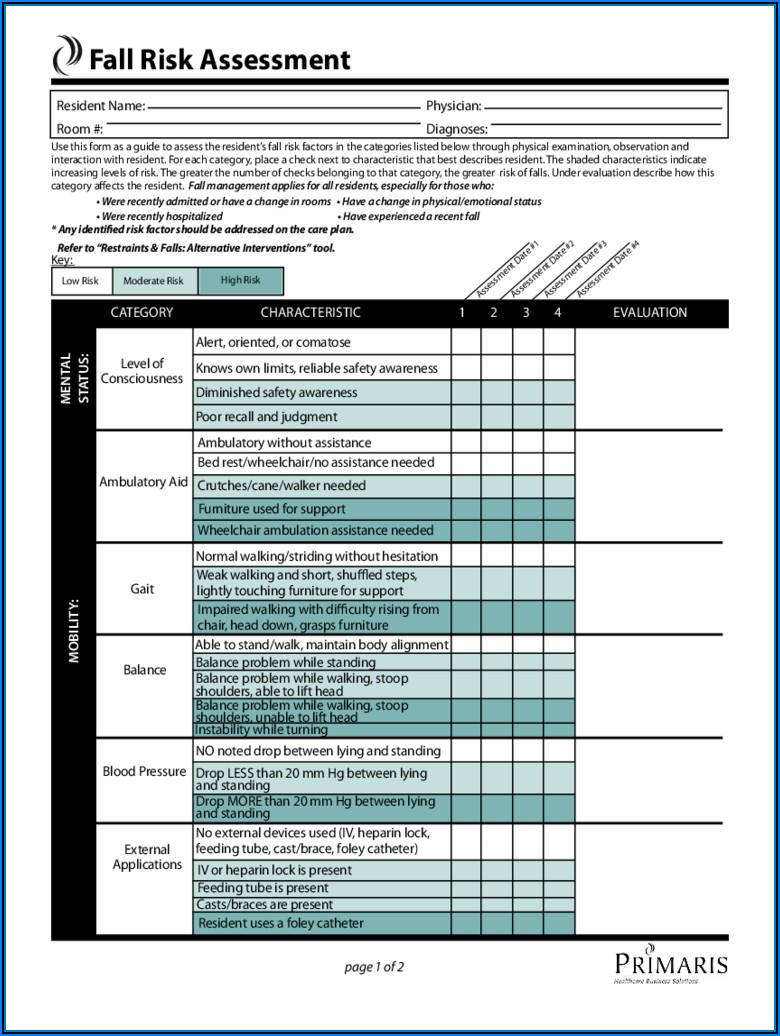 Medicare Wheelchair Assessment Form