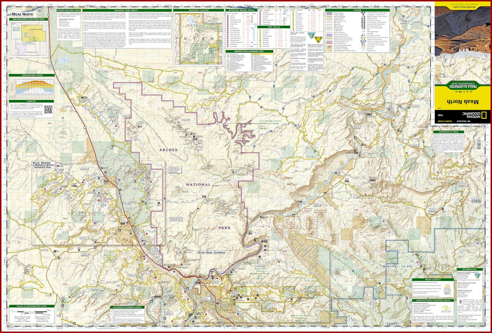 National Geographic Trails Illustrated Topographic Maps