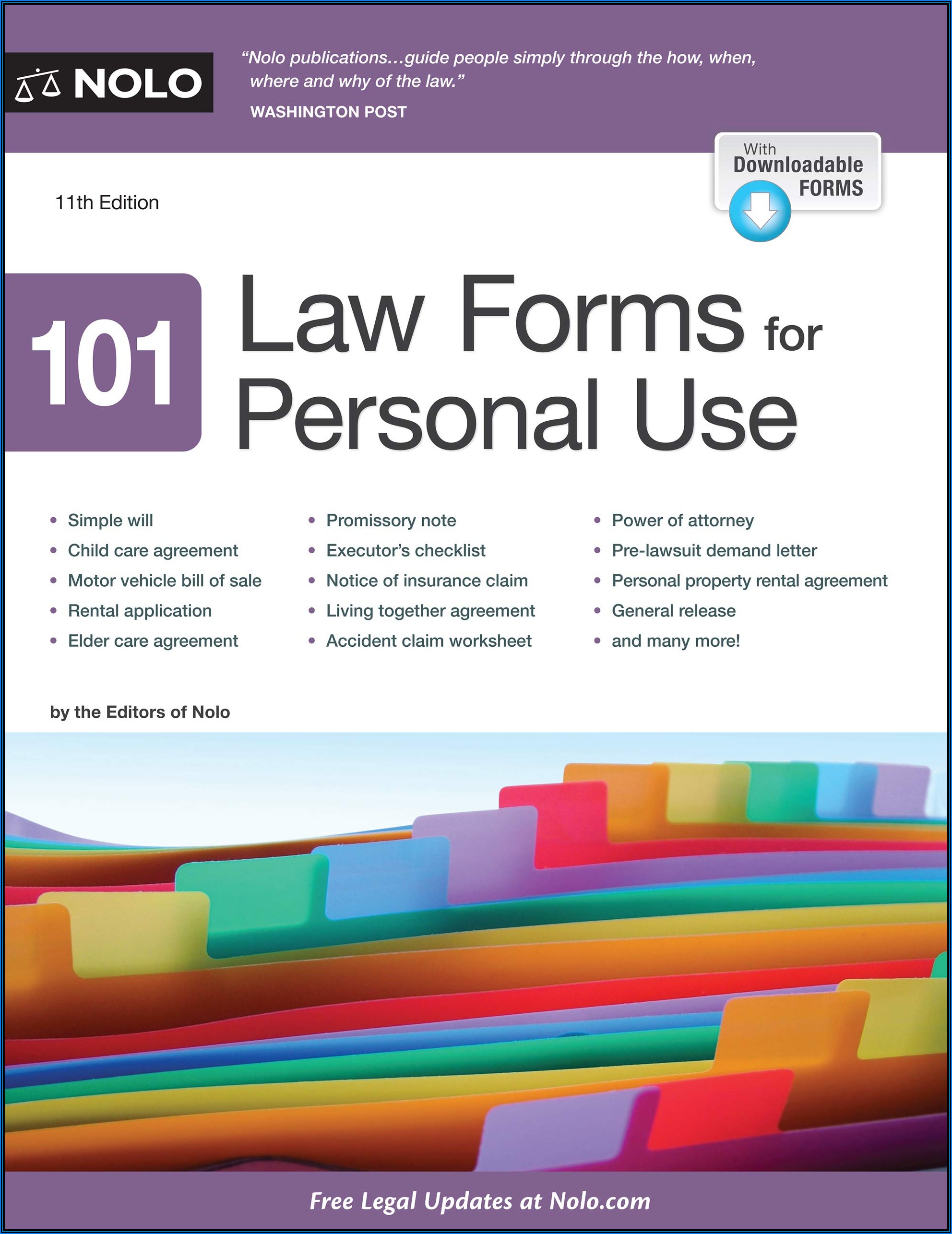 Nolo 101 Law Forms For Personal Use