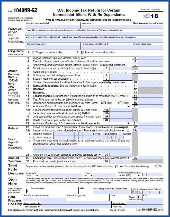 Tax Forms Ez