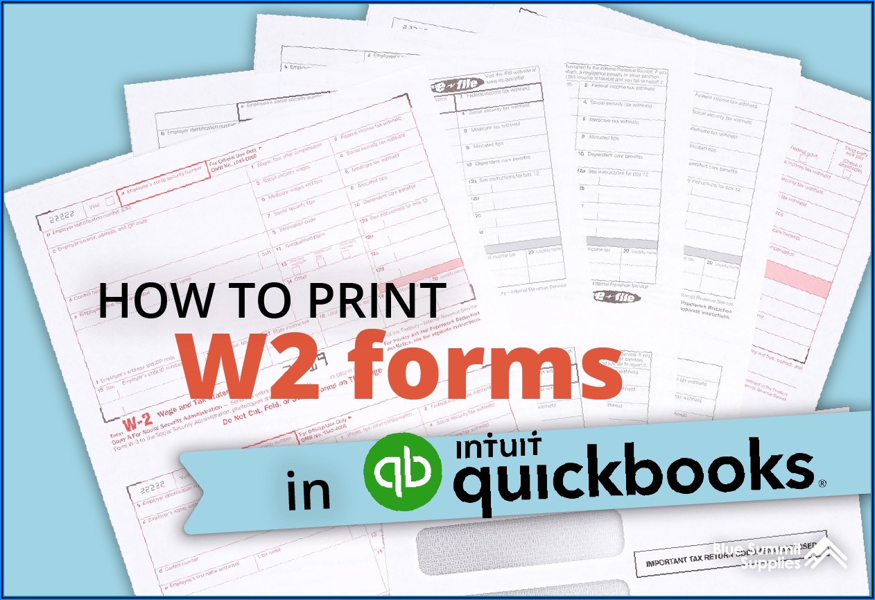 W2 Form Print 2020