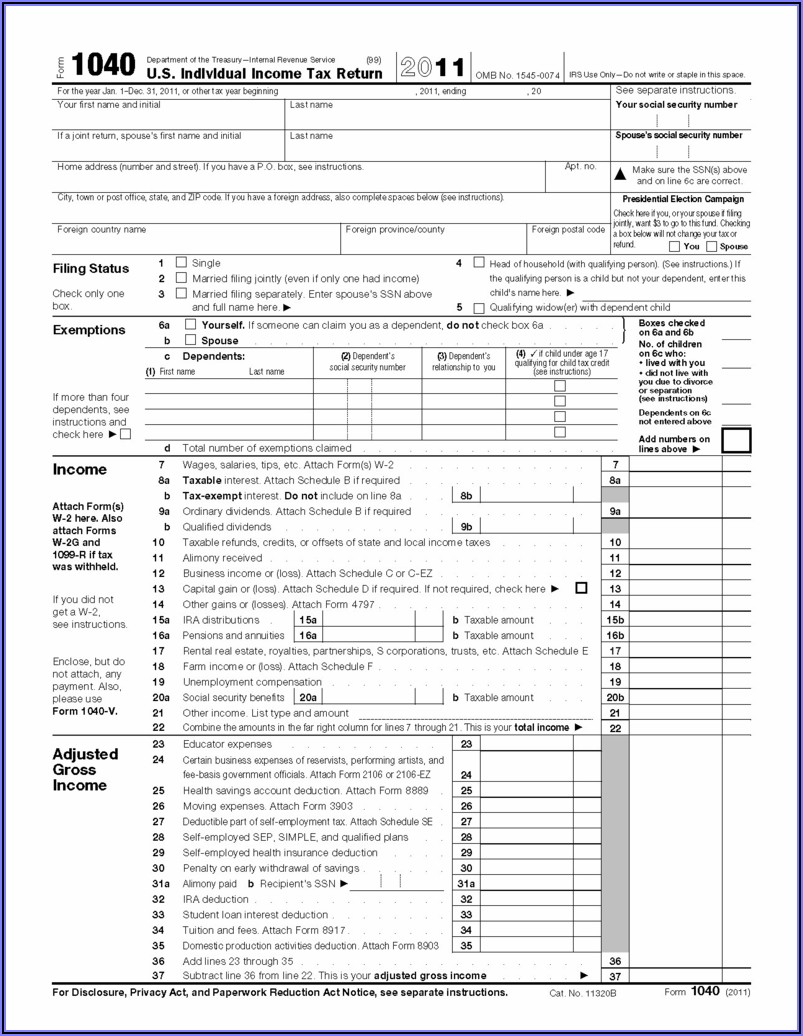 1040ez Tax Form 2016