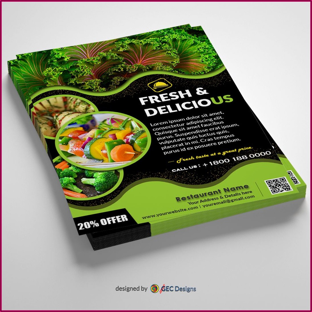 Food Flyer Design Templates Free Download