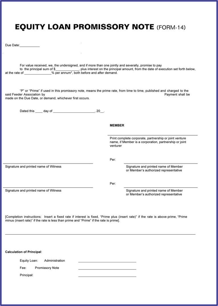 Free Arizona Promissory Note Form