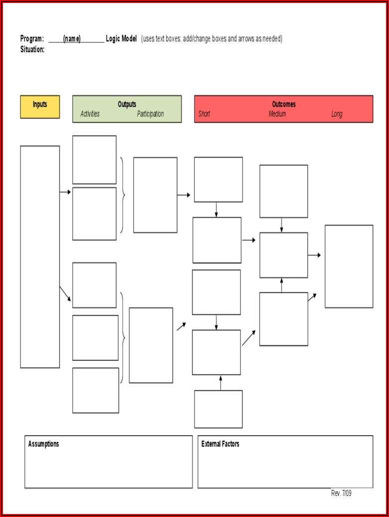 Free Blank Flow Chart Template For Word Doc