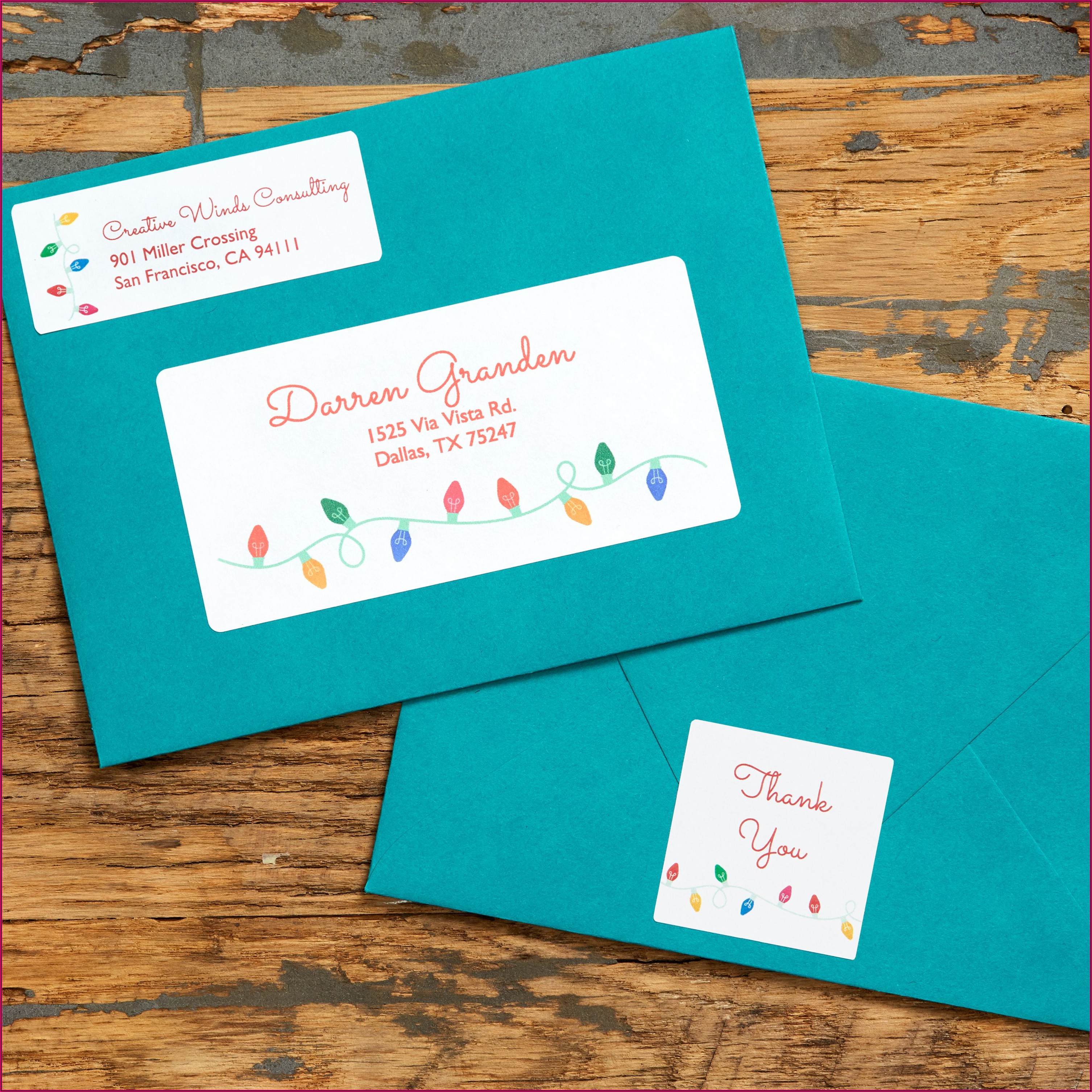 Free Holiday Mailing Label Templates