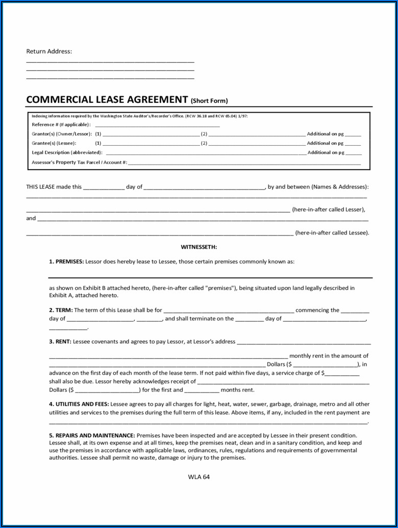 Free Rental Agreement Form Download