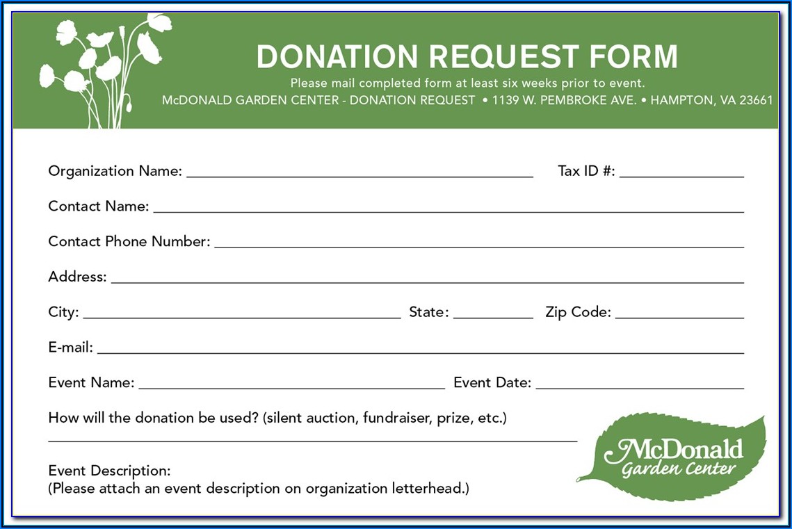 Goodwill Donation Forms